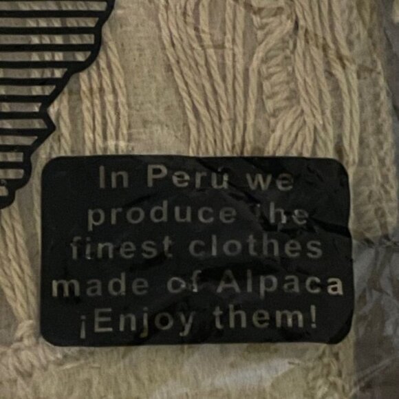 Capchatex Alpaca Scarf with Fringe from Peru - 9" x 70" - 3 Options Avail. - NEW - Picture 10 of 16